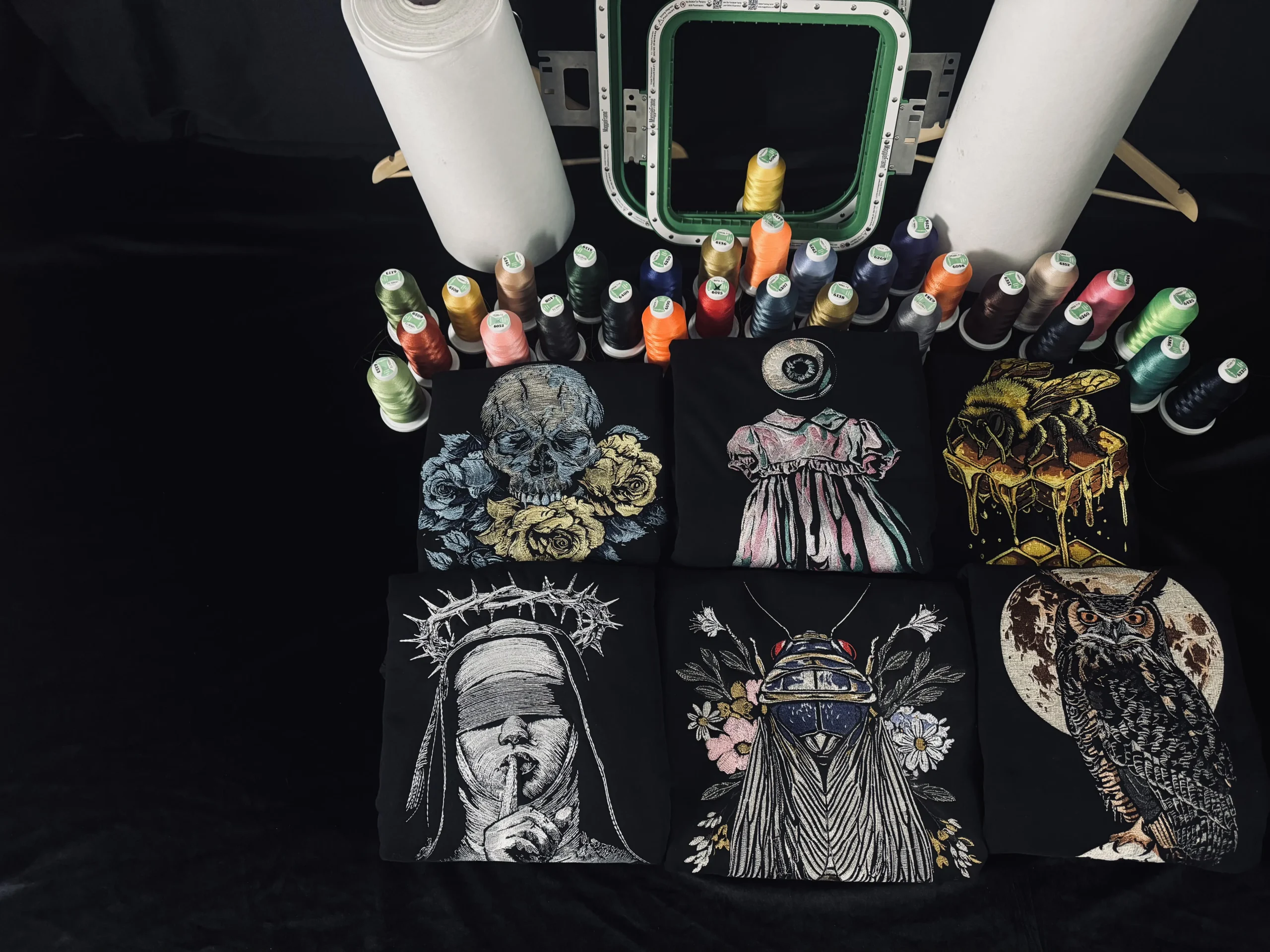 Pumpkin Duke heavyweight embroidered garments